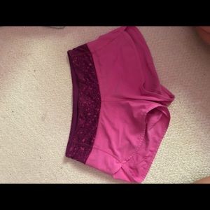 Pink lulu discontinued shorts